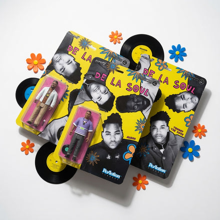 New De La Soul Me Myself 3-Pack Super7 Wave One ReAction Figures Unpunched NM/MT