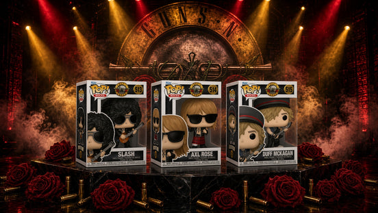Guns N Roses 2026 Funko Pop! Rocks Axl Rose Slash Duff McKagan NM/MT Set #51 #514 #515