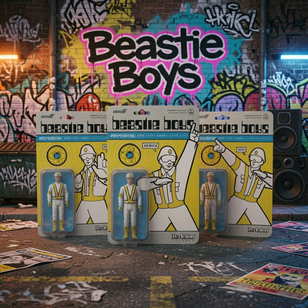 Beastie Boys 2026 Super7 ReAction Figures - Ad-Rock, MCA & Mike D (Intergalactic Crossing Guard)