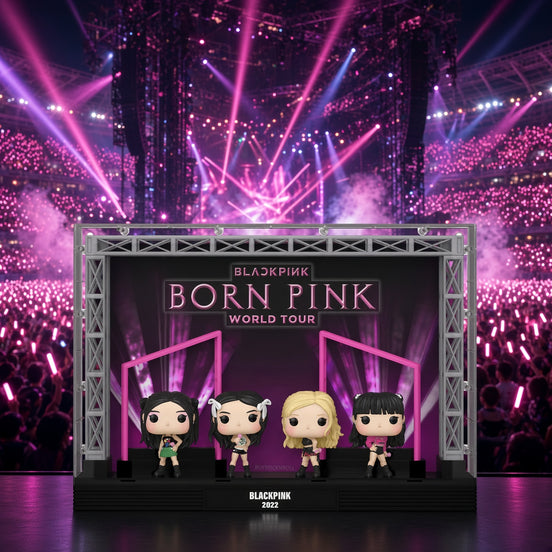 New Blackpink 2024 Funko Pop! Born Pink World Tour 2022 Deluxe Figure Set - Vaulted NM/MT