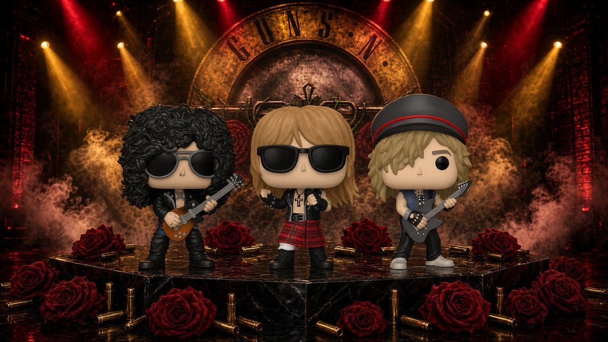 Guns N Roses 2026 Funko Pop! Rocks Axl Rose Slash Duff McKagan NM/MT Set #51 #514 #515