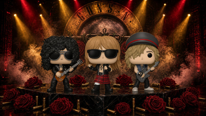 Guns N Roses 2026 Funko Pop! Rocks Axl Rose Slash Duff McKagan NM/MT Set #51 #514 #515