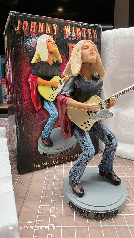 Johnny Winter 2013 Guitar Gods "1976 Captured Live" Bobblehead