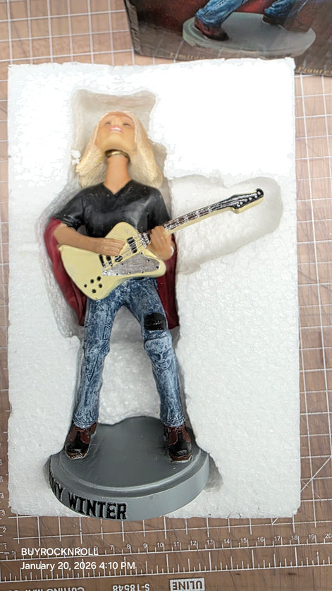 Johnny Winter 2013 Guitar Gods "1976 Captured Live" Bobblehead
