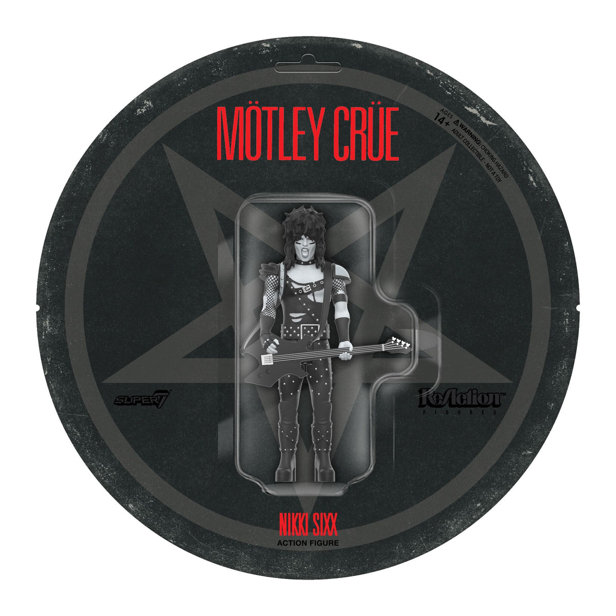 Motley Crue Collectible 2025 Super7 Reaction Figure Set Wave 2