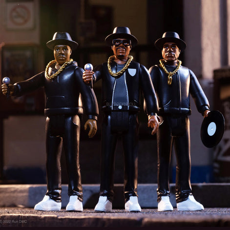 RUN DMC Collectible 2022 Super7 RUN DMC ReAction 3/34" Figures Set  NM-MT*
