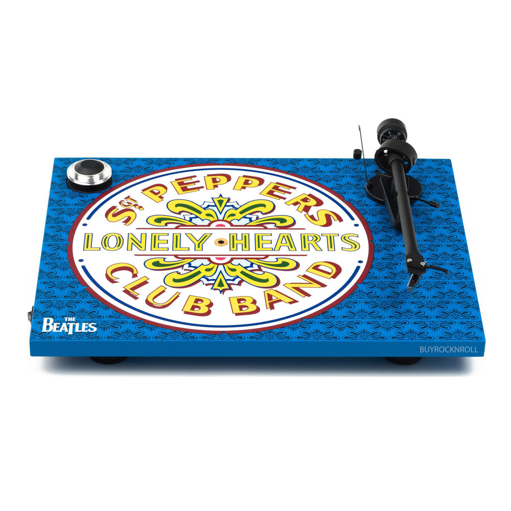 Beatles Collectible 2017 Pro-ject Essential III SGT Peppers Turntable with  Ortofon OM-10