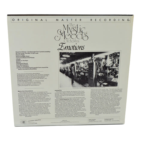 MFSL Collectors: 1979 Mobile Fidelity The Mystic Moods Orchestra Emotions LP #1-001