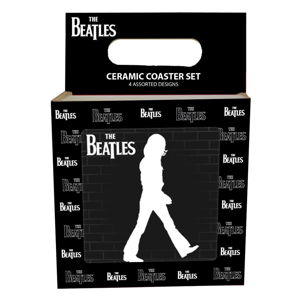 The Beatles Collectible 2018 50th Anniversary Abbey Road Coasters Set of 4