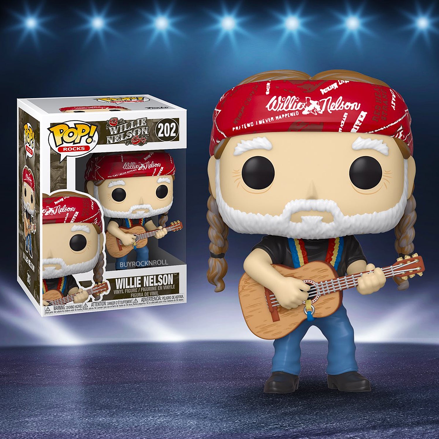 Willie Nelson Handpicked 2020 Funko Pop! Figure Protector Display Case