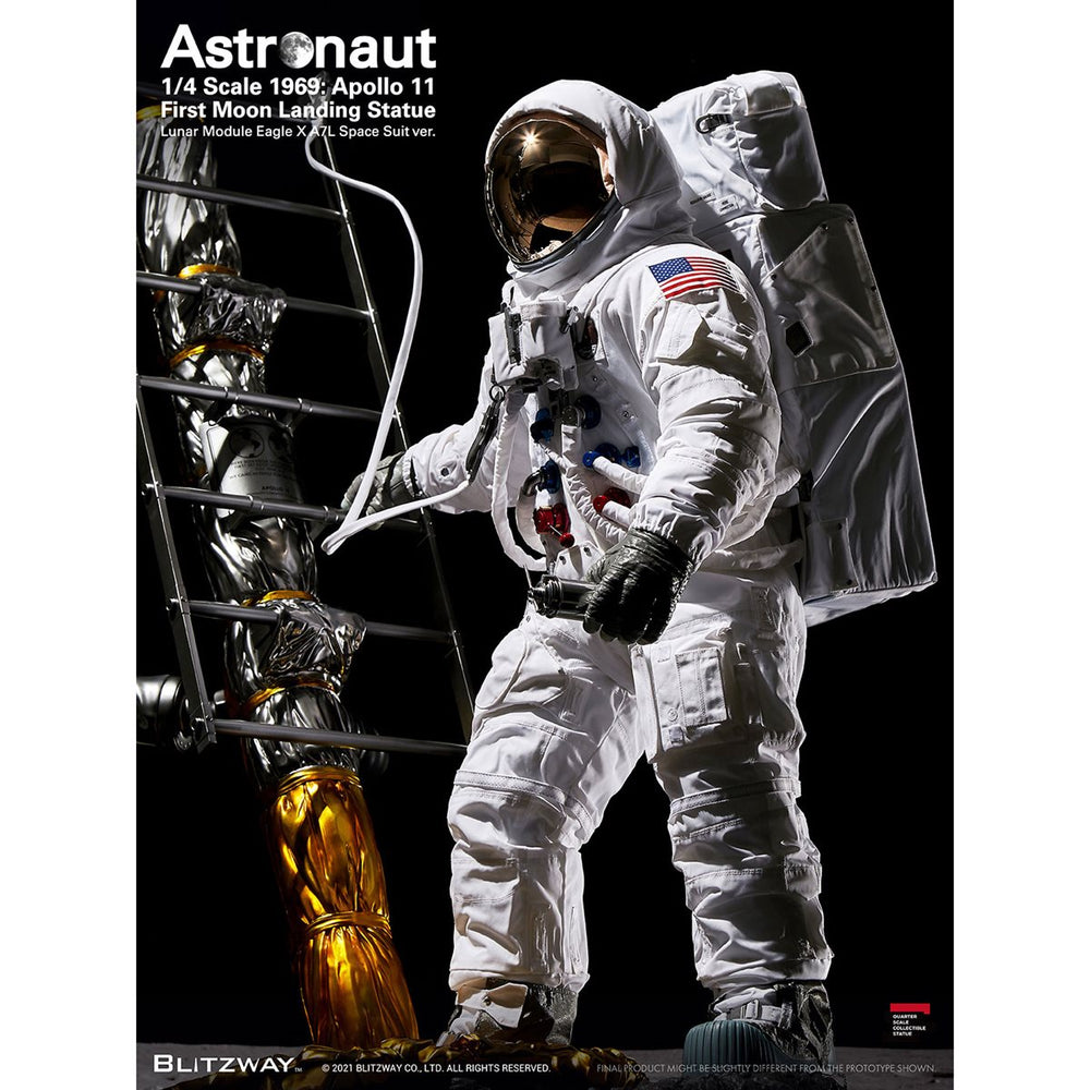 SOLD OUT! Apollo 11 Collectible 2021 Blitzway 1/4 Scale 1969 Astronaut Moon Landing Statue