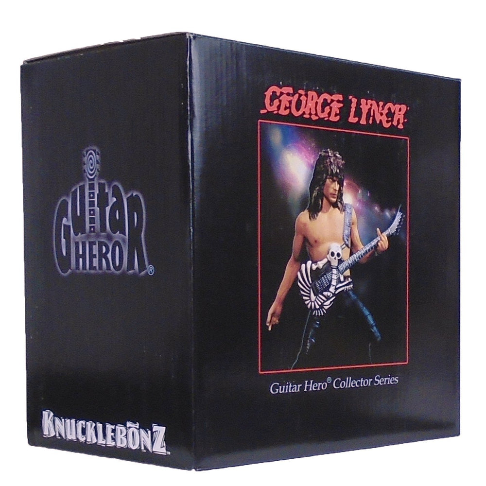 Dokken 2006 Knucklebonz Rock Iconz George Lynch Statue Skull & Bones Guitar #40 / 3000