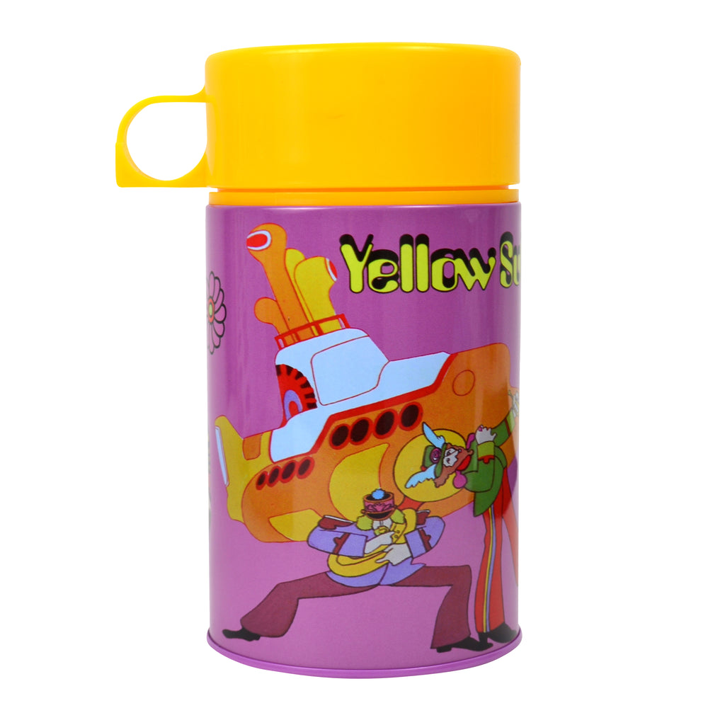 The Beatles 2012 Factory Entertainment Yellow Submarine Retro Lunchbox & Thermos