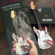 Jimi Hendrix Collectible Axe Heaven Mini Fender™ Strat™ Monterey Mini Guitar Model
