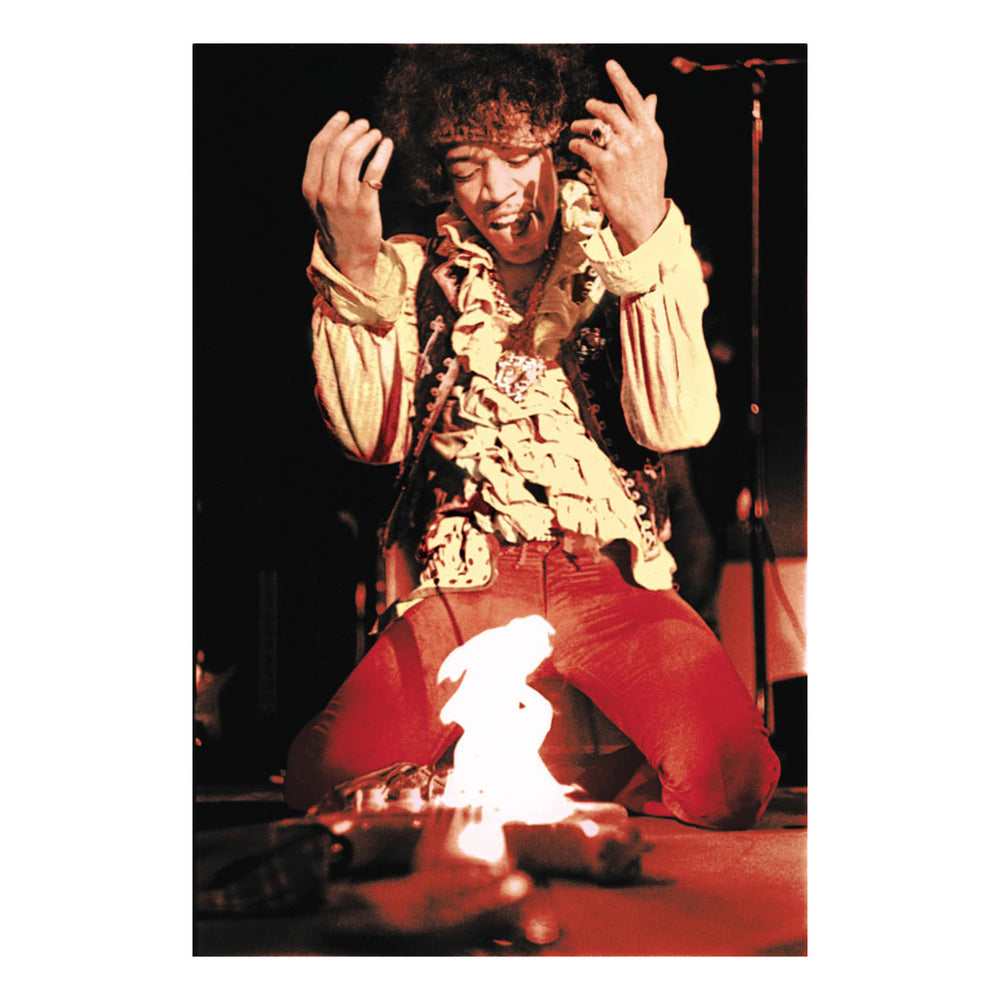 Jimi Hendrix Collectible 2017 Funko POP Rocks! FYE Exclusive Monterey Figure #53