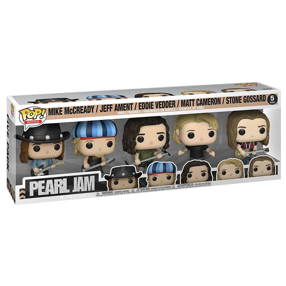 Pearl Jam Collectible Handpicked 2021 Funko Pop! Rocks Figures Set of 5