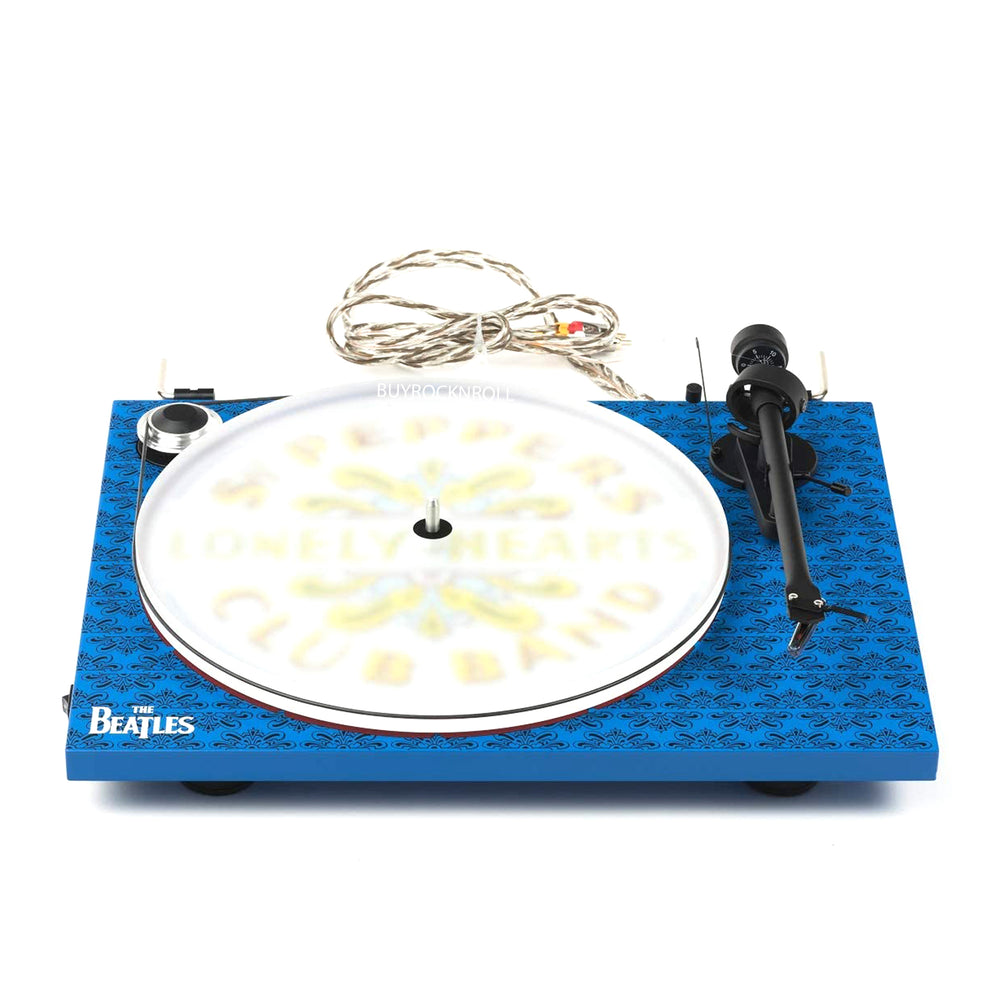 Beatles Collectible 2017 Pro-ject Essential III SGT Peppers Turntable with  Ortofon OM-10