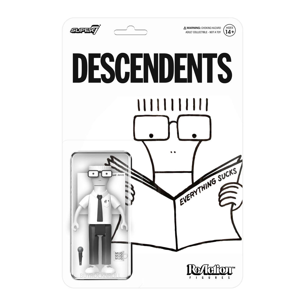 Descendents 2022 Super7 Milo Everything Sucks Reaction Figure NEAR-MINT Card NM