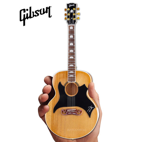 Tom Petty Collectible Axe Heaven Gibson SJ-200 Wildflower - Antique Natural Miniature Guitar Model