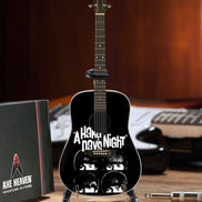 Fab Four Collectible A Hard Day's Night Tribute Mini Acoustic Guitar-Radio Days