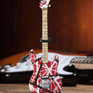 Eddie Van Halen Collectible Axe Heaven EVH  5150 Mini Guitar Replica in EVH Guitar Case