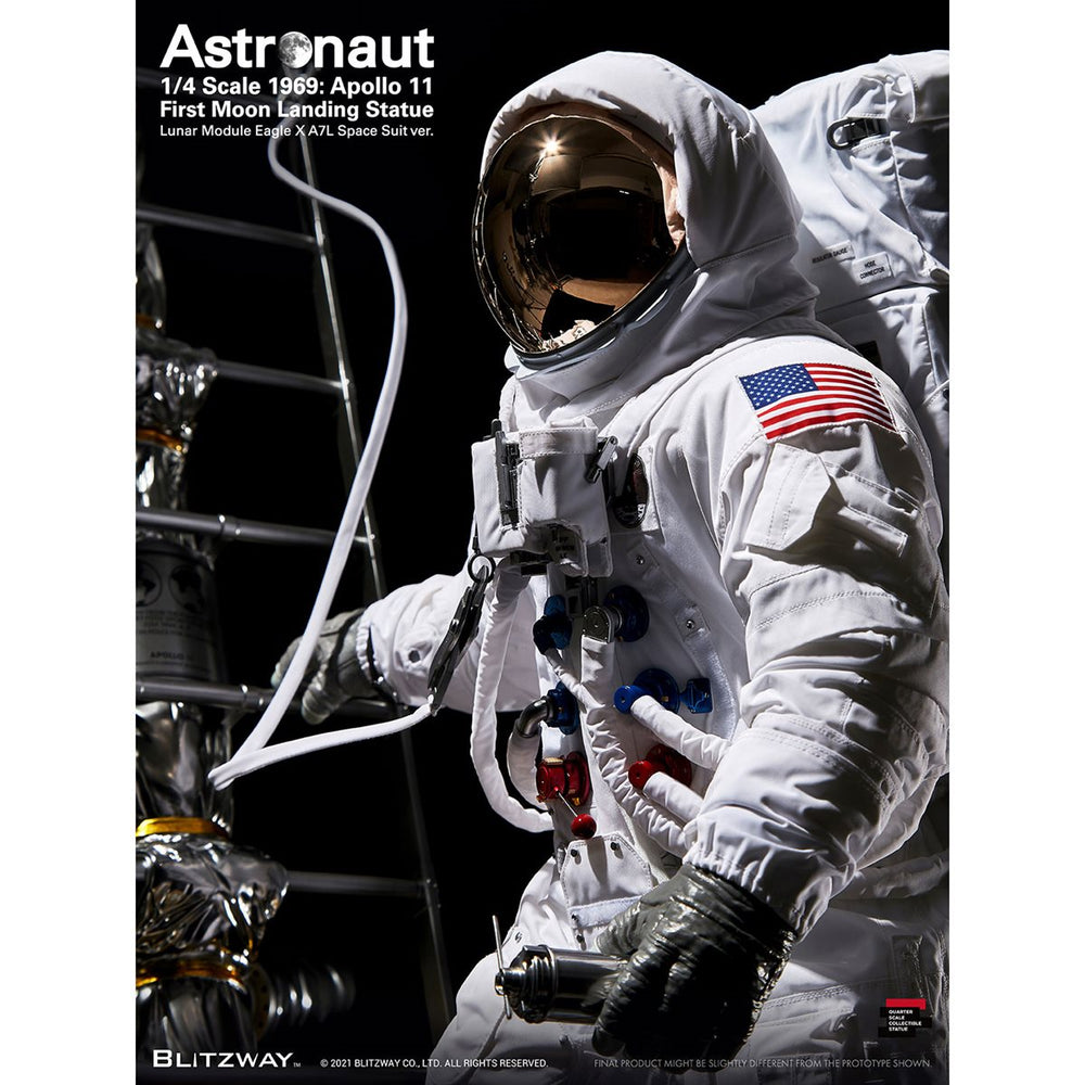 SOLD OUT! Apollo 11 Collectible 2021 Blitzway 1/4 Scale 1969 Astronaut Moon Landing Statue