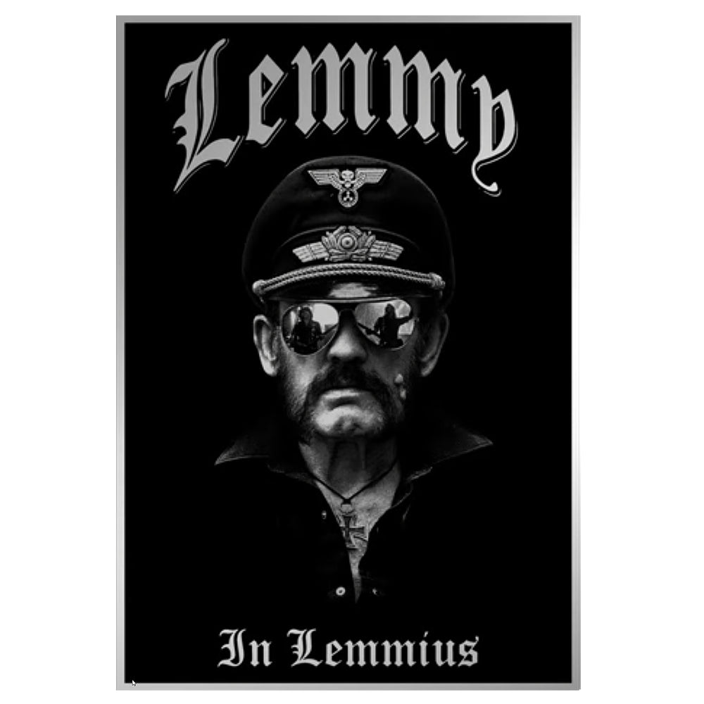 Motorhead Collectible Lemmy Kilmister In Lemmius Memorial Screen Printed 13x19 Poster #161/300