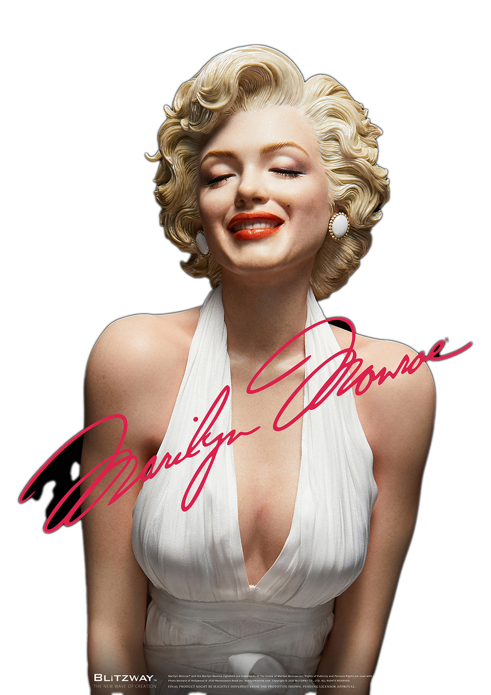 Marilyn Monroe Collectible 2021 Blitzway 1/4 Superb Scale Statue