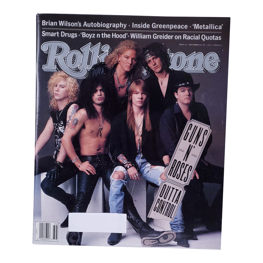 Guns N Roses Rolling Stone Magazine September 1991 Issue #612 - Outta Control