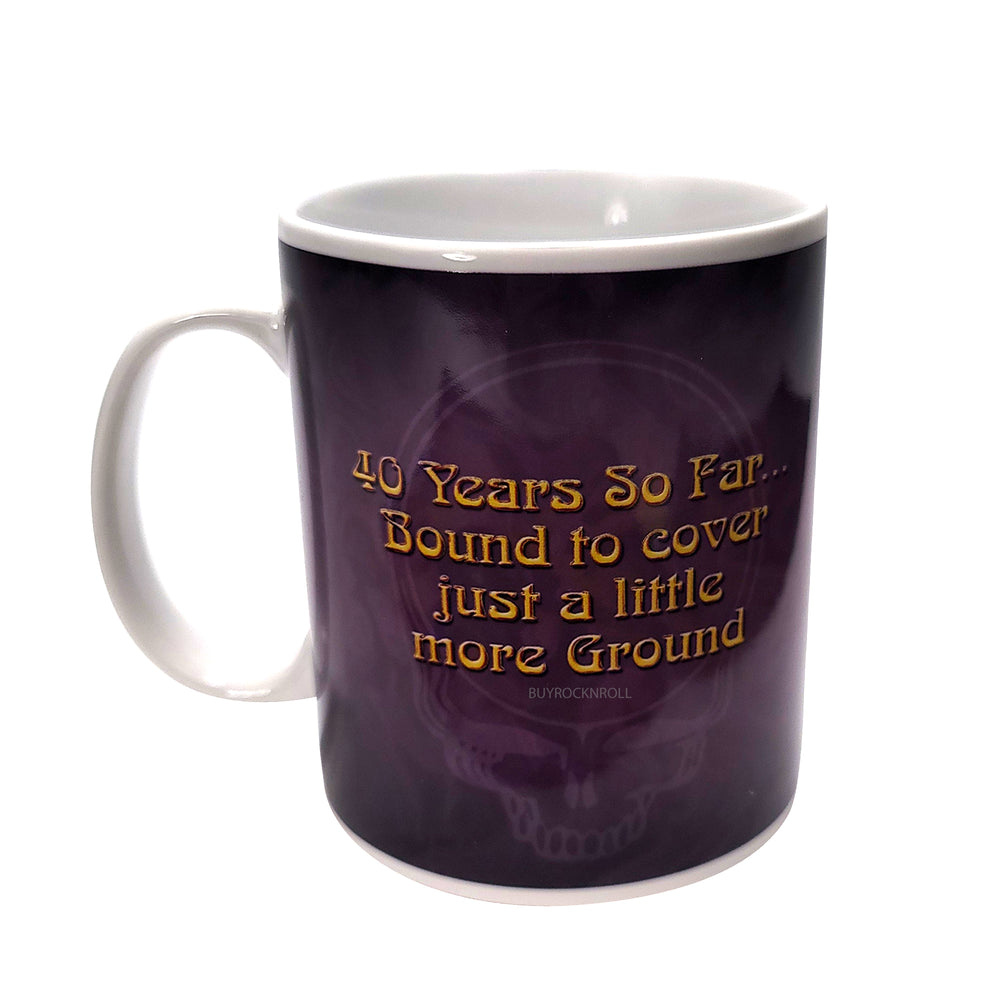 Grateful Dead Memorabilia - Rare 2005 Vandor Collectible 40th Anniversary Ceramic Mug (#48062)