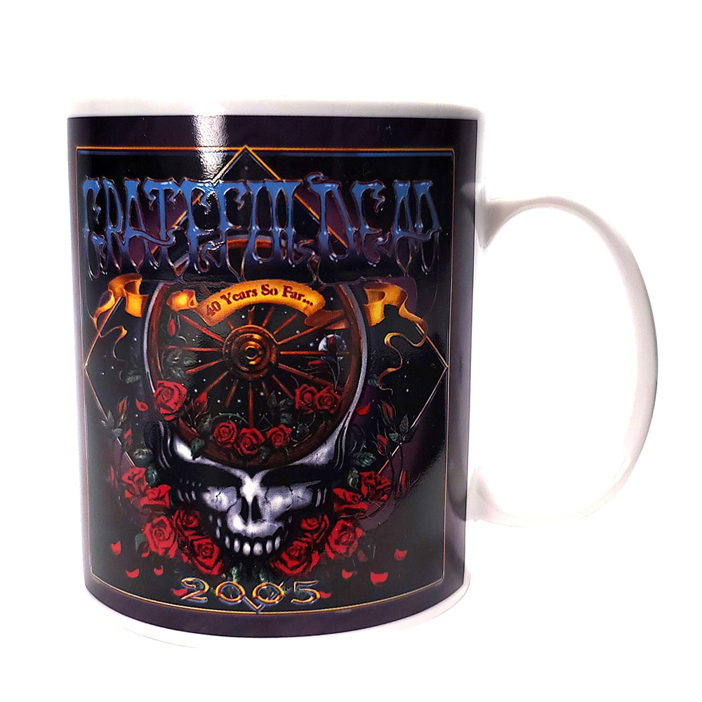 Grateful Dead Memorabilia - Rare 2005 Vandor Collectible 40th Anniversary Ceramic Mug (#48062)