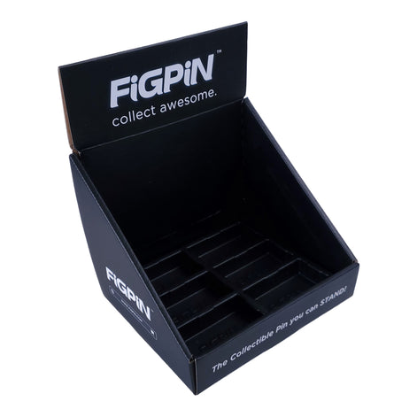 FiGPiN Collectors Retail Display Case - Holds 6 FiGPiNs (AC/DC KISS David Bowie)