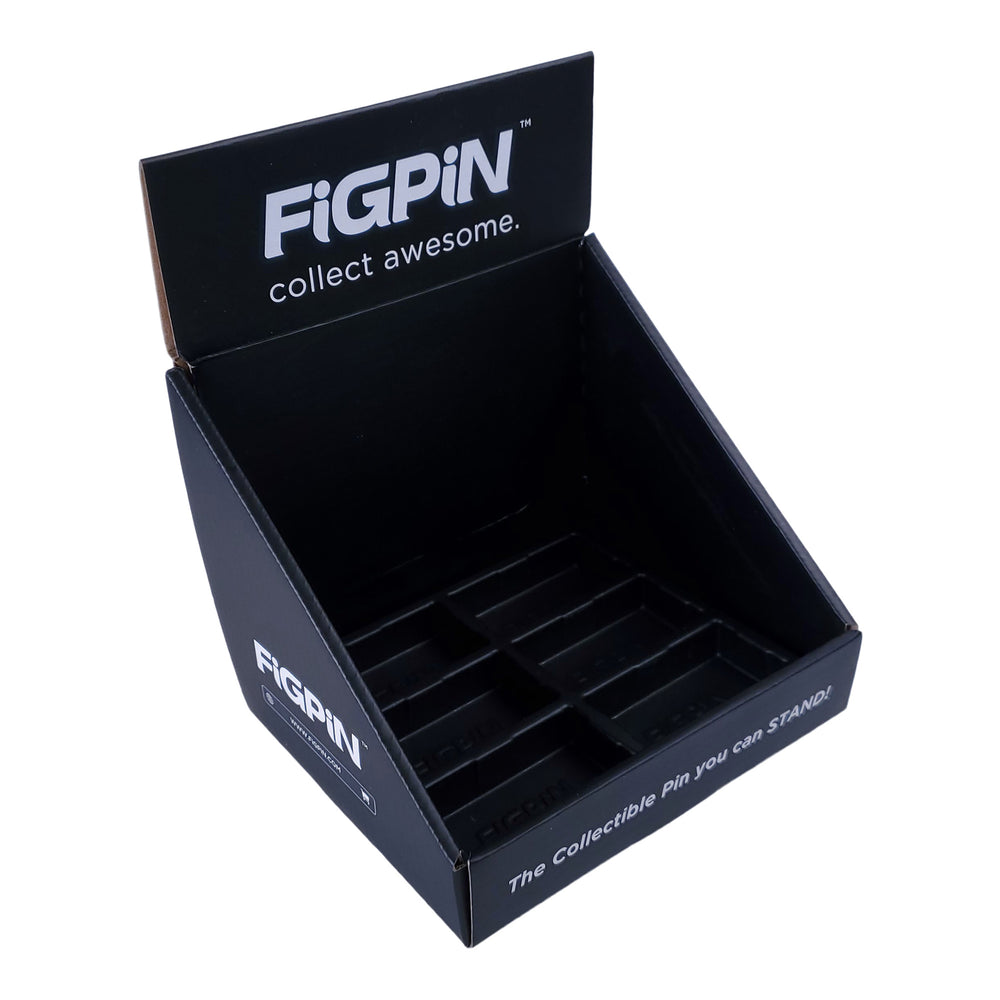 FiGPiN Collectors Retail Display Case - Holds 6 FiGPiNs (AC/DC KISS David Bowie)