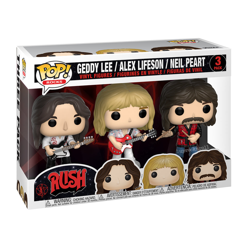 Rush Collectible Handpicked 2018 Funko Canadian Rock Gods Pop! Rocks Figures