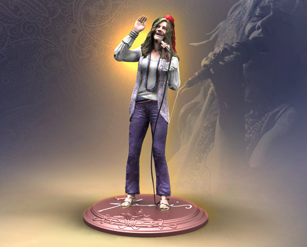 Janis Joplin Collectible 2018 KnuckleBonz Rock Iconz First Lady of Rock Statue #79/3000
