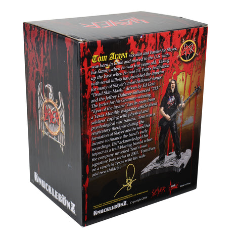 KnuckleBonz Vault: 2015 Slayer Tom Araya Rock Iconz Artist Proof Statue #1/1 SOLD!
