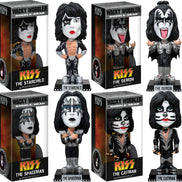 KISS 2011 Funko Wacky Wobbler Set of 4:  Demon  Starchild Spaceman Catman