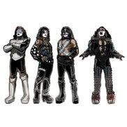 KISS Collectible 2017 FiGPiN Love Gun Enamel Figure Pin Set with Displays