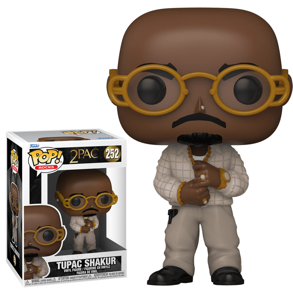 Tupac Collectible 2021 Handpicked Funko Pop! Rocks Tupac Shakur Figure #252 in Protector