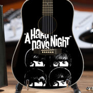 Fab Four Collectible A Hard Day's Night Tribute Mini Acoustic Guitar-Radio Days