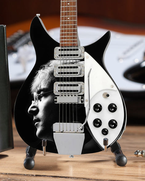 John Lennon Collectible Licensed Fab Four - Tribute Mini Guitar - Radio Days