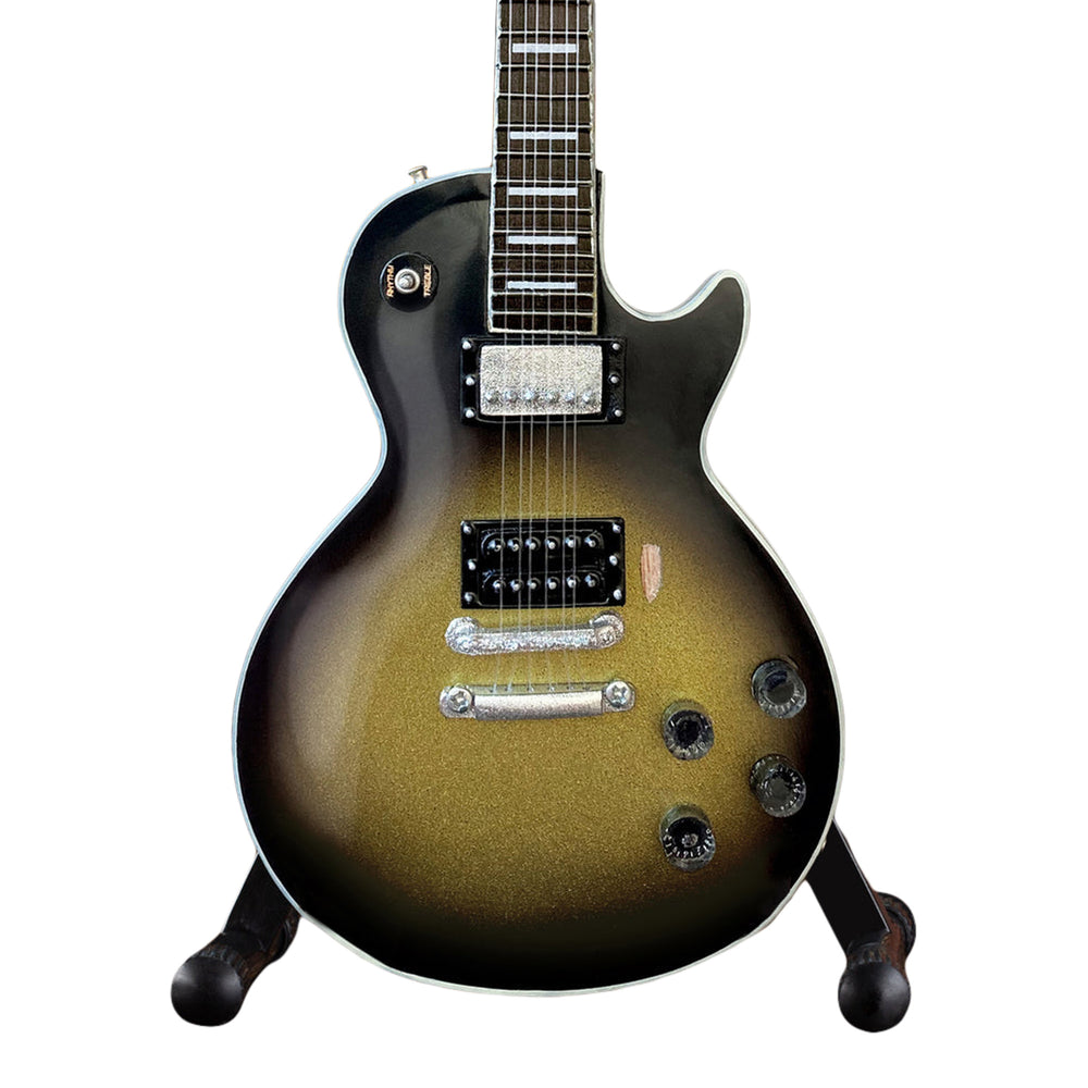 Tool Collectible Adam Jones 1979 Gibson Les Paul Custom - Antique Silverburst Mini Guitar Replica 1:4 Scale Model