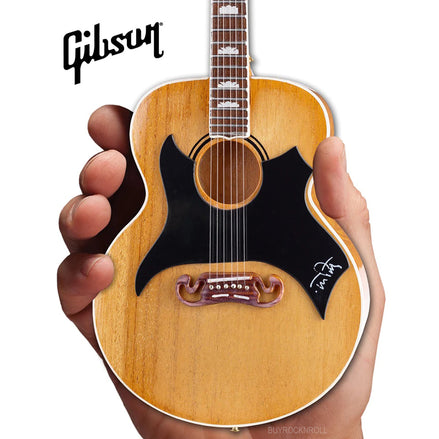 Tom Petty Collectible Axe Heaven Gibson SJ-200 Wildflower - Antique Natural Miniature Guitar Model