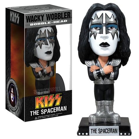 KISS 2011 Funko Wacky Wobbler Set of 4:  Demon  Starchild Spaceman Catman