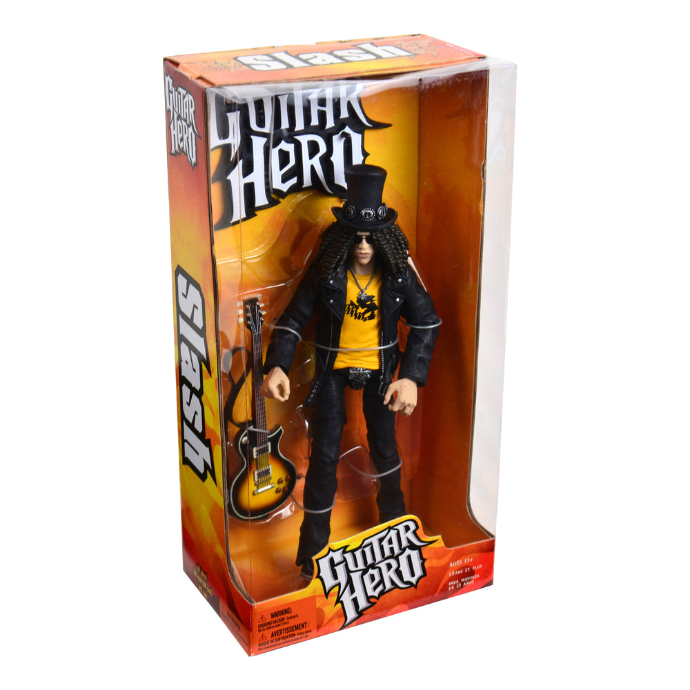 SOLD OUT! Guns N Roses Collectible 2007 McFarlane Toys Guitar Hero GNR Slash 10 inch Figure