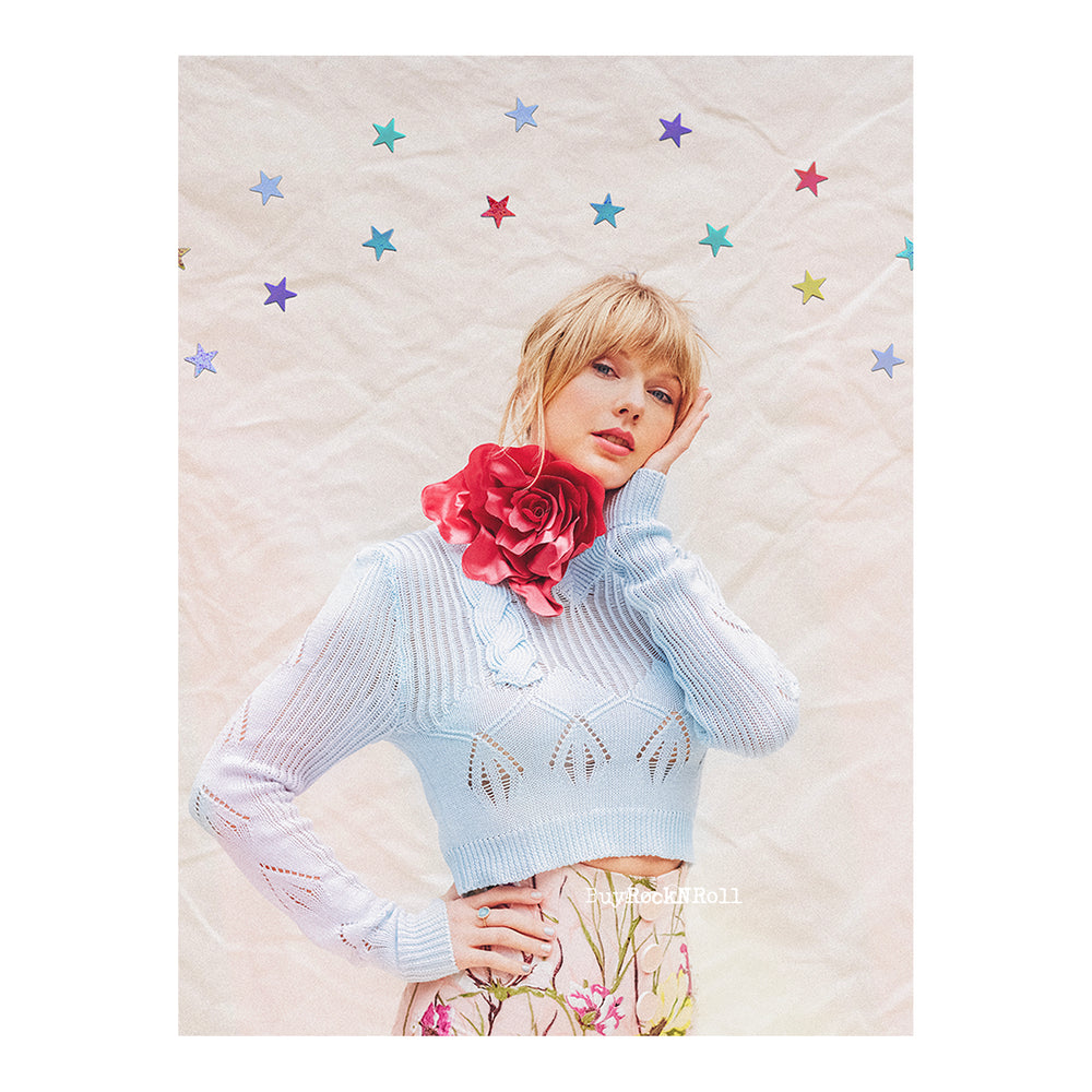Taylor Swift Collectible Limited Edition ME Lithograph With Stars (Poster Photo)