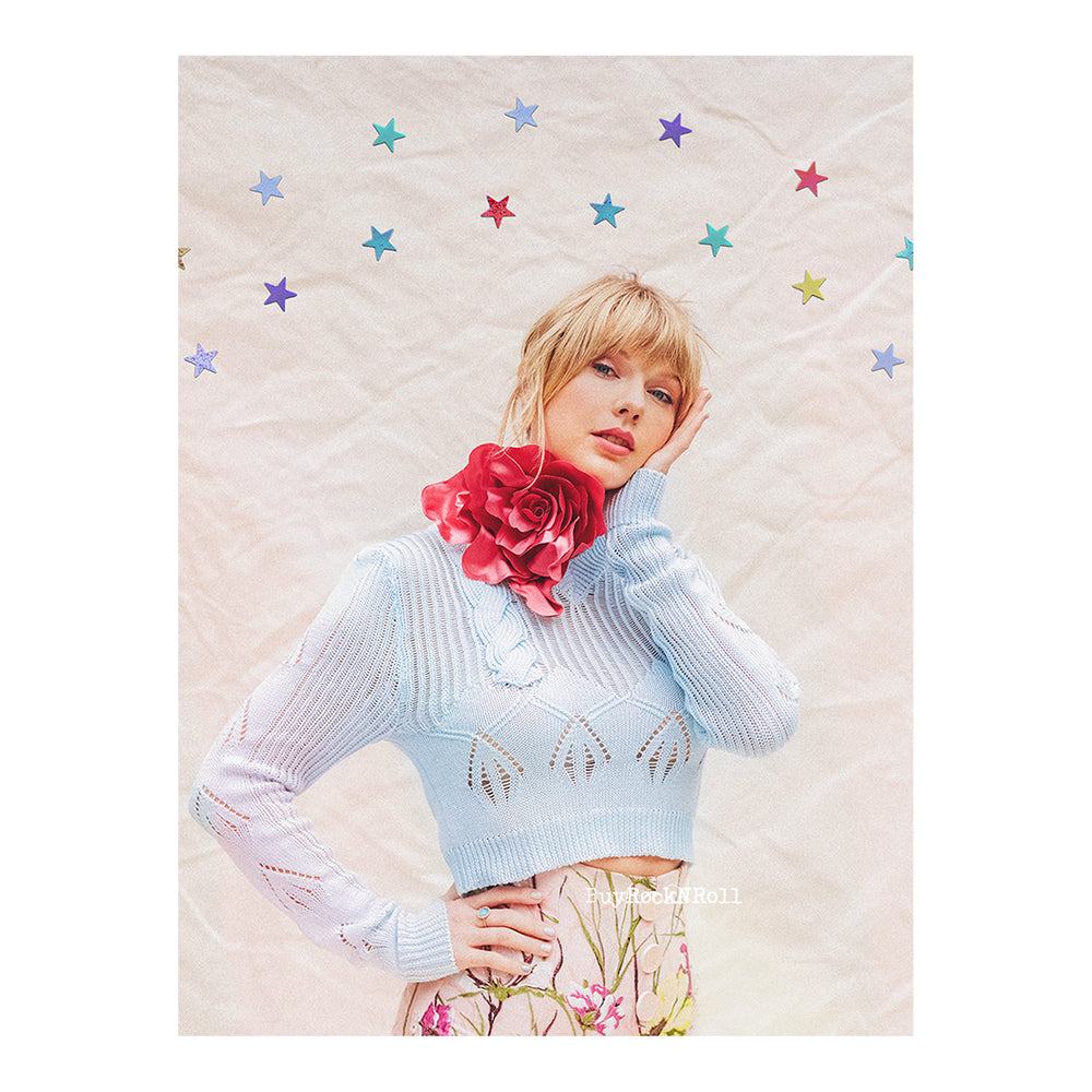 Taylor Swift Collectible Limited Edition ME Lithograph With Stars (Poster Photo)