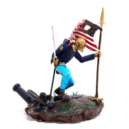 Iron Maiden Collectible 2018 Incendium Legacy of the Beast American Flag Trooper Eddie Variant Statue OOP
