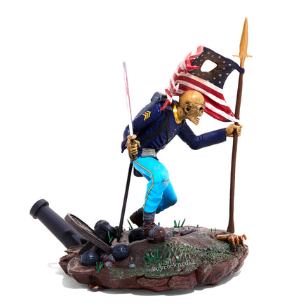 Iron Maiden Collectible 2018 Incendium Legacy of the Beast American Flag Trooper Eddie Variant Statue OOP