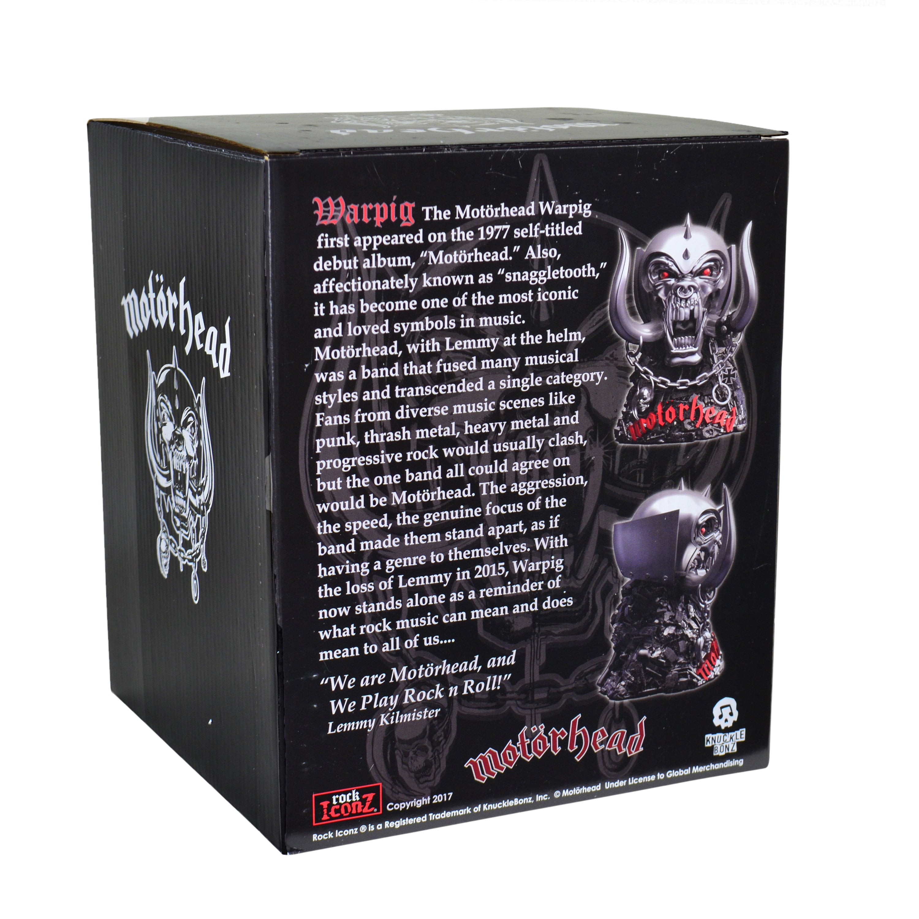 Motorhead Collectible: 2017 KnuckleBonz Rock Iconz Motorhead Warpig Statue #89